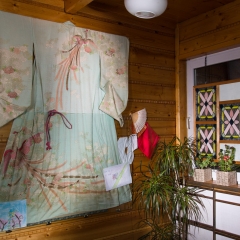Jedwabne kimono, pamiątka rodzinna po babci Akiko
